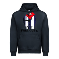 Navy free cuba Urban Hoodie - artisFamous
