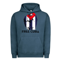 Pigment Midnight Navy free cuba Urban Hoodie - artisFamous