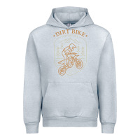 Heather Grey dirt bike 1a Urban Hoodie - artisFamous