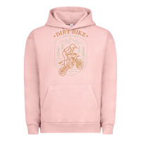 Pigment Salmon dirt bike 1a Urban Hoodie - artisFamous