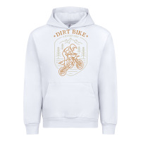 White dirt bike 1a Urban Hoodie - artisFamous