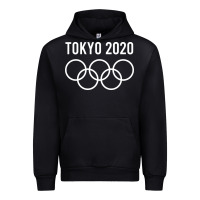 Black OLYMPIC TOKYO 2020 Urban Hoodie - artisFamous