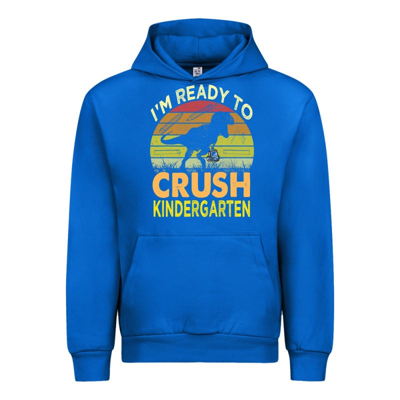 I'm Ready To Crush Kindergarten Dinosaur Back To School Kids T Shirt Urban Hoodie by artisFamous | Teevron