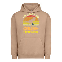 Pigment Burro i'm ready to crush kindergarten dinosaur back to school kids t shirt Urban Hoodie - artisFamous