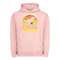 Pigment Salmon i'm ready to crush kindergarten dinosaur back to school kids t shirt Urban Hoodie - artisFamous