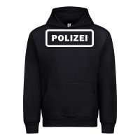 Black polizei Urban Hoodie - artisFamous