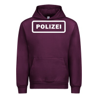 Mauve Wine polizei Urban Hoodie - artisFamous