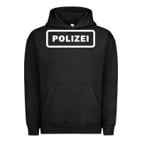 Pigment Black polizei Urban Hoodie - artisFamous