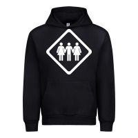 Black threesome Urban Hoodie - artisFamous