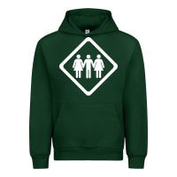 Forest Green threesome Urban Hoodie - artisFamous