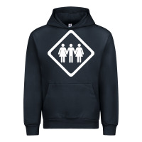 Navy threesome Urban Hoodie - artisFamous