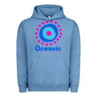 Pigment Pebble Blue lost oceanic airlines Urban Hoodie - artisFamous