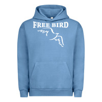 Pigment Pebble Blue lynyrd skynard free bird ronnie van zant Urban Hoodie - artisFamous