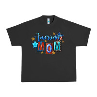 Pigment Black American mom 4th of july Urban Heavy Tee - FaDigitalArtStudio