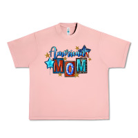 Salmon American mom 4th of july Urban Heavy Tee - FaDigitalArtStudio
