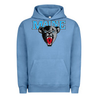 Pigment Pebble Blue maine black bears premier Urban Hoodie - artisFamous