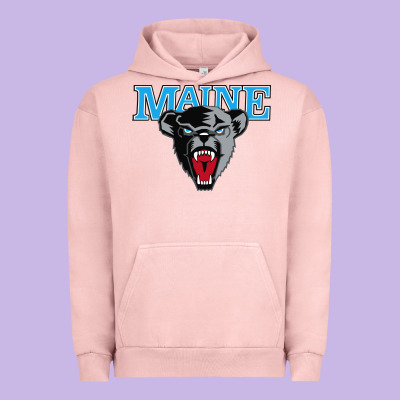 Maine Black Bears Premier Urban Hoodie Designed By Artisfamous