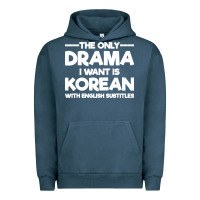 Pigment Midnight Navy korean drama k drama korean Urban Hoodie - artisFamous
