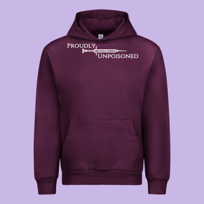 Proudly Unpoisoned Urban Hoodie Designed By Artisfamous