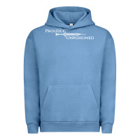 Pigment Pebble Blue proudly unpoisoned Urban Hoodie - artisFamous