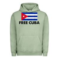 Pigment Oil Green free cuba  sos cuba cuba pride nuestra cuba Urban Hoodie - artisFamous