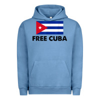 Pigment Pebble Blue free cuba  sos cuba cuba pride nuestra cuba Urban Hoodie - artisFamous