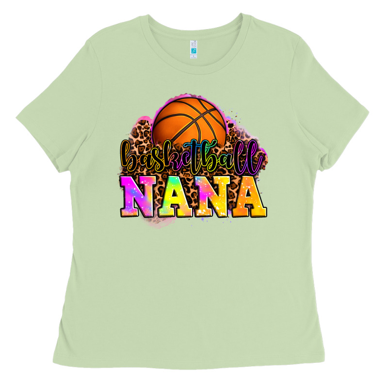 Basketball Nana Ladies Tee by OliviaCreatesArt | Teevron