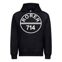 Black rorer 714 Urban Hoodie - artisFamous