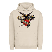 Pigment French Oak sailor jerry tattoo art military mermaid Urban Hoodie - artisFamous