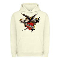 Pigment Pistachio sailor jerry tattoo art military mermaid Urban Hoodie - artisFamous