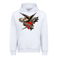 White sailor jerry tattoo art military mermaid Urban Hoodie - artisFamous