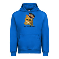 Cobalt cat tama train station master Urban Hoodie - artisFamous