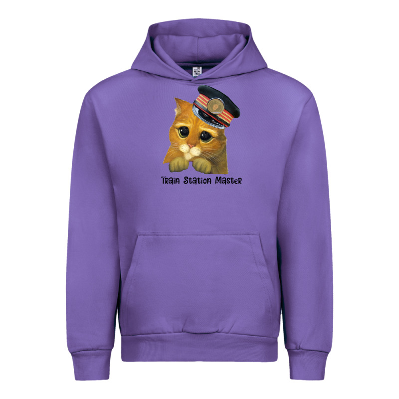 Cat Tama Train Station Master Urban Hoodie by artisFamous | Teevron