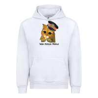 White cat tama train station master Urban Hoodie - artisFamous