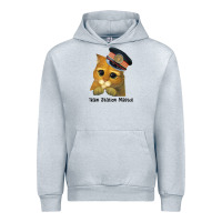 Heather Grey cat tama train station master Urban Hoodie - artisFamous