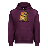 Mauve Wine cat tama train station master Urban Hoodie - artisFamous