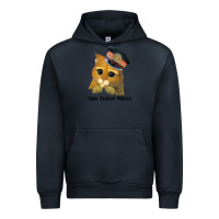 Navy cat tama train station master Urban Hoodie - artisFamous