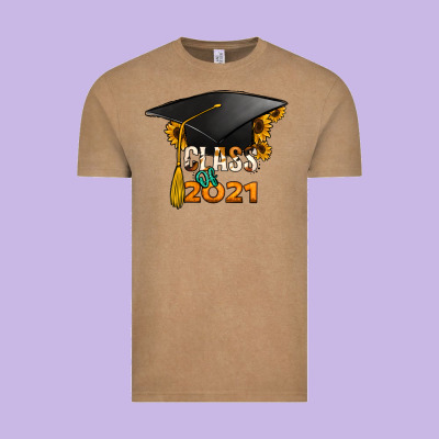 Class Of 2021 Vintage Tee Designed By Jasminsmagicworld