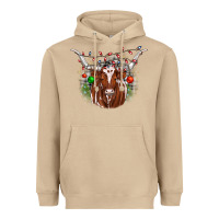 Mushroom christmas  texas longhorn Heavyweight Hoodie - JahusDesignShop