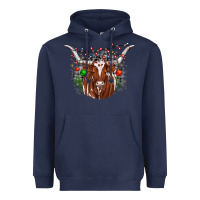 Navy christmas  texas longhorn Heavyweight Hoodie - JahusDesignShop