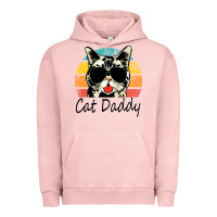 Pigment Salmon cat daddy vintage Urban Hoodie - artisFamous