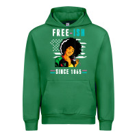 Emerald juneteenth free ish since 1865 black Urban Hoodie - artisFamous