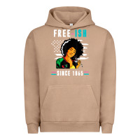Pigment Burro juneteenth free ish since 1865 black Urban Hoodie - artisFamous