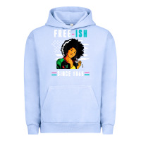 Pigment Grape Ice juneteenth free ish since 1865 black Urban Hoodie - artisFamous