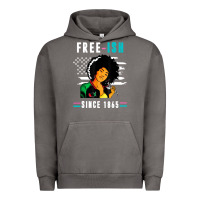 Pigment Tornado juneteenth free ish since 1865 black Urban Hoodie - artisFamous