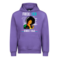 Tulip juneteenth free ish since 1865 black Urban Hoodie - artisFamous