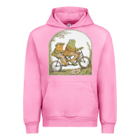 Fuchsia Pink frog and toad Urban Hoodie - artisFamous