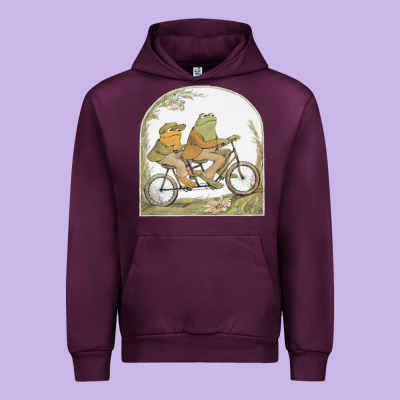 Frog And Toad Urban Hoodie Designed By Artisfamous