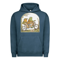 Pigment Midnight Navy frog and toad Urban Hoodie - artisFamous