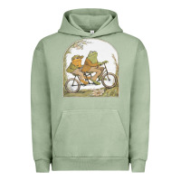 Pigment Oil Green frog and toad Urban Hoodie - artisFamous